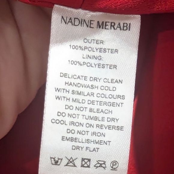 NWT Nadine Merabi Karlie Red Sequin Mini Dress Size XS/2 - Picture 6 of 15